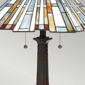Maybeck 2 Light Table Lamp - Valiant Bronze Elstead small 1