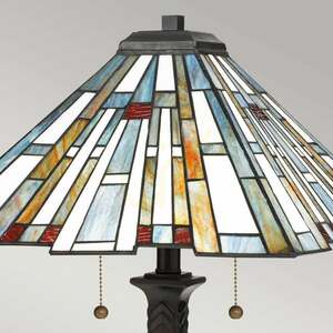 Maybeck 2 Light Table Lamp - Valiant Bronze Elstead small 4