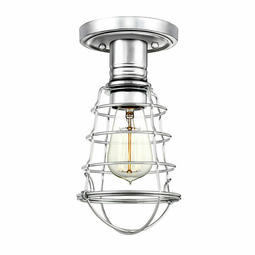 Check Mixon 1 Light Semi-flush Mount Elstead