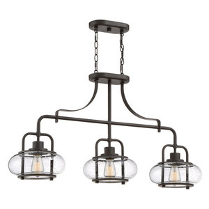 Trilogy 3 Light Island Pendant Elstead small 0