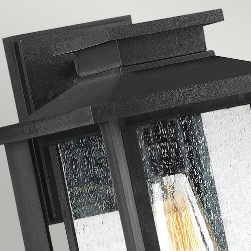 Check Wakefield medium outdoor wall lantern IP44 - 1 light source E27 - Earth Black Elstead