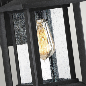 Wakefield small wall lantern - 1 light source - Earth Black Elstead small 2