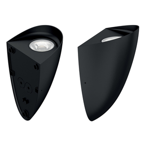 Vendela LED Outdoor Wall Light IP65 – Black Elstead small 0