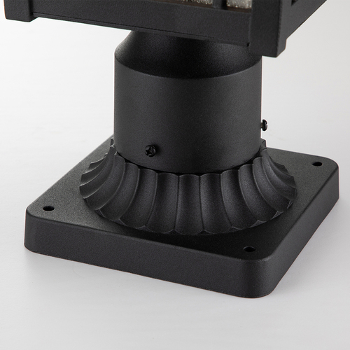 Check Cedar Point medium pedestal lantern - 1 light source - Black Elstead