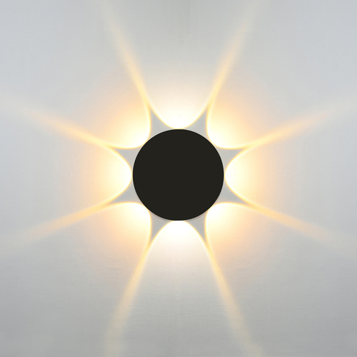 Check Italux Macba Outdoor Wall Lamp Black LED 8W 4000K IP54 OWL-6031-8-4K