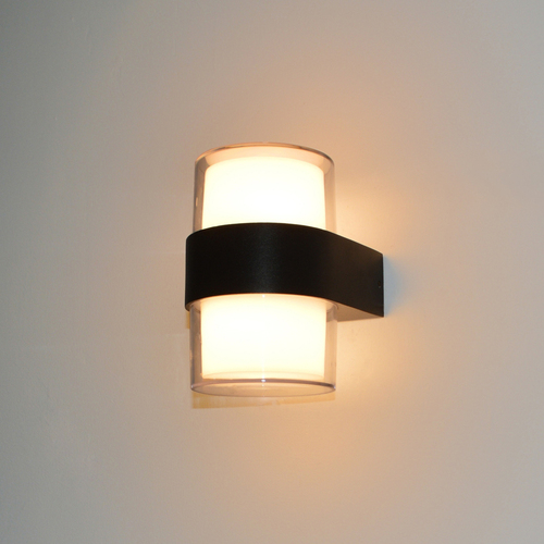 Check Outdoor Wall Lamp Italux Marti Black LED 10W 4000K IP54 OWL-4625-4K