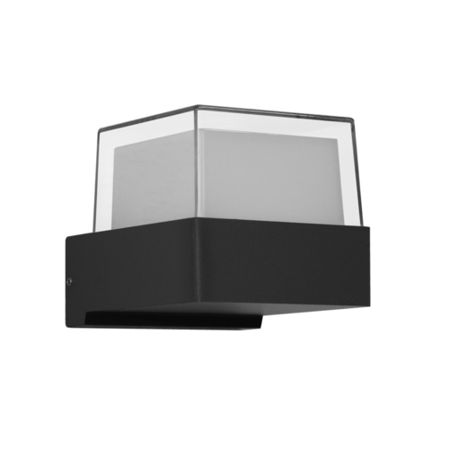 Check Outdoor Wall Lamp Italux Marti Black LED 5W IP54 4000K OWL-4642-4K