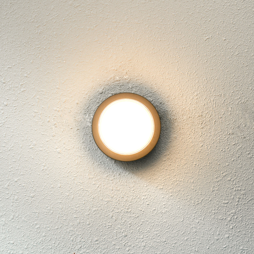 Check Outdoor Wall Lamp Italux Rosta Black LED 5W IP54 11 cm OWL-3062-S-4K