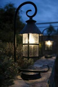 Outdoor Standing Garden Lantern SU-MA Toledo Mini Black Patina K 5002/3/R small 3