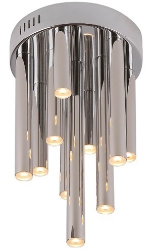 Check Plafon Max Light Organic C0117D chrom 10xLED 20 cm