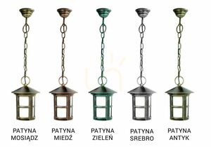 Outdoor Pendant Light SU-MA Cordoba Black Patina Cast Aluminum K 1018/1/T 60cm small 2