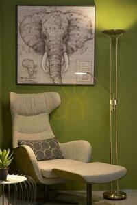 Lucide CHAMPION-LED Brown Metal Floor Lamp 19792/24/03 small 2