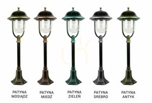 Outdoor Standing Light SU-MA Prince Black Patina 87 cm E27 K 5002/3/O small 6