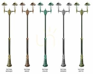 Outdoor Pole Light SU-MA Prince 2-Light Black Patina OGMWN 2 O small 5