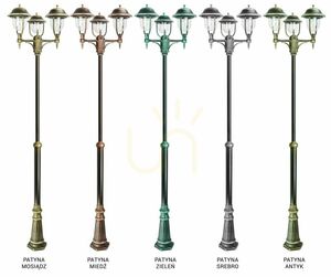 Outdoor Pole Light SU-MA Prince 3-Light Black Patina OGMWN 3 O small 7