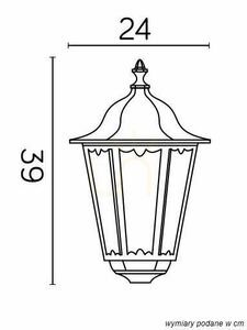 Outdoor Post-Top Lantern SU-MA Retro K 1018 Black Patina 24 cm 5 Outdoor Post-Top Lantern SU-MA Retro K 1018 Black Patina 24 cm small 5