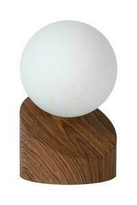Lucide LEN Table Lamp Dark Wood Look 1xG9 10 cm 45561/01/70 small 1