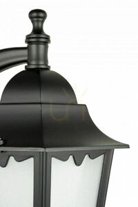 SU-MA Retro Classic II outdoor wall light, black, E27, K 3012/1/DH small 1