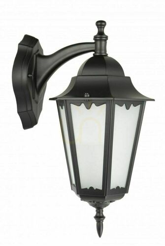 Check SU-MA Retro Classic II outdoor wall light, black, E27, K 3012/1/DH