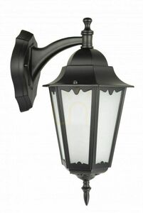 SU-MA Retro Classic II outdoor wall light, black, E27, K 3012/1/DH small 0