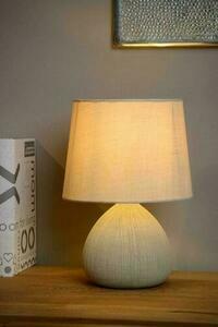 Lucide RAMZI Beige Ceramic Japandi Table Lamp 47506/81/38 small 2