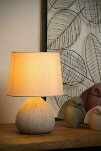 Lucide RAMZI Beige Ceramic Japandi Table Lamp 47506/81/38 small 3