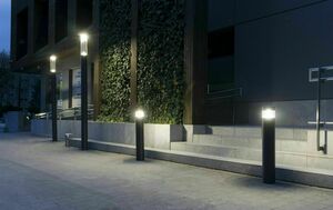 Outdoor Post Light SU-MA BAREL BRL-980 LED 23W 4000K Dark Ash 98 cm small 3