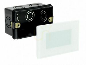 Outdoor Wall Recessed Light SU-MA MG01 White 4000K IP65 LED Glass small 2