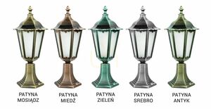 Outdoor Standing Lamp SU-MA Retro Black 51 cm E27 K 4011/1 small 5
