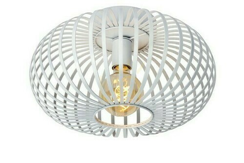 Check Lucide Manuela White Metal Ceiling Light 40 cm 78174/40/31