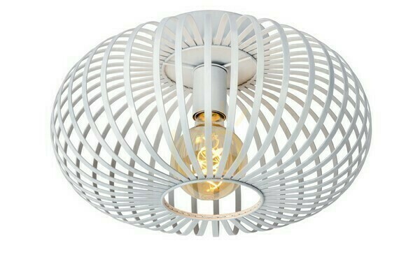 Lucide Manuela White Metal Ceiling Light 40 cm 78174/40/31