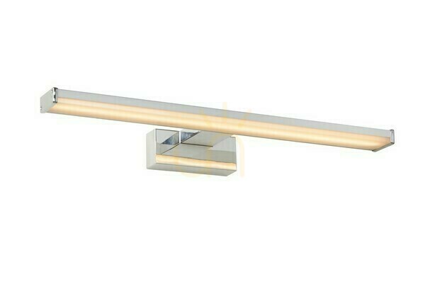 Lucide ONNO LED Bathroom Wall Light 40 cm Silver IP44 79297/08/12
