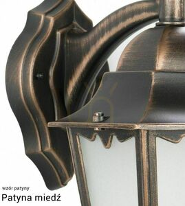 Outdoor Standing Light SU-MA Retro Classic II Black Patina 40 cm K 1018 H small 3
