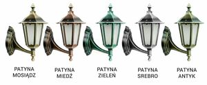 Outdoor Wall Lamp SU-MA Retro Midi Black Patina K 3012/1/M g small 3