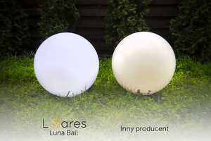 Garden Ball Light Lunares Luna Ball 60 cm White Gloss LED E27 LB60B small 4