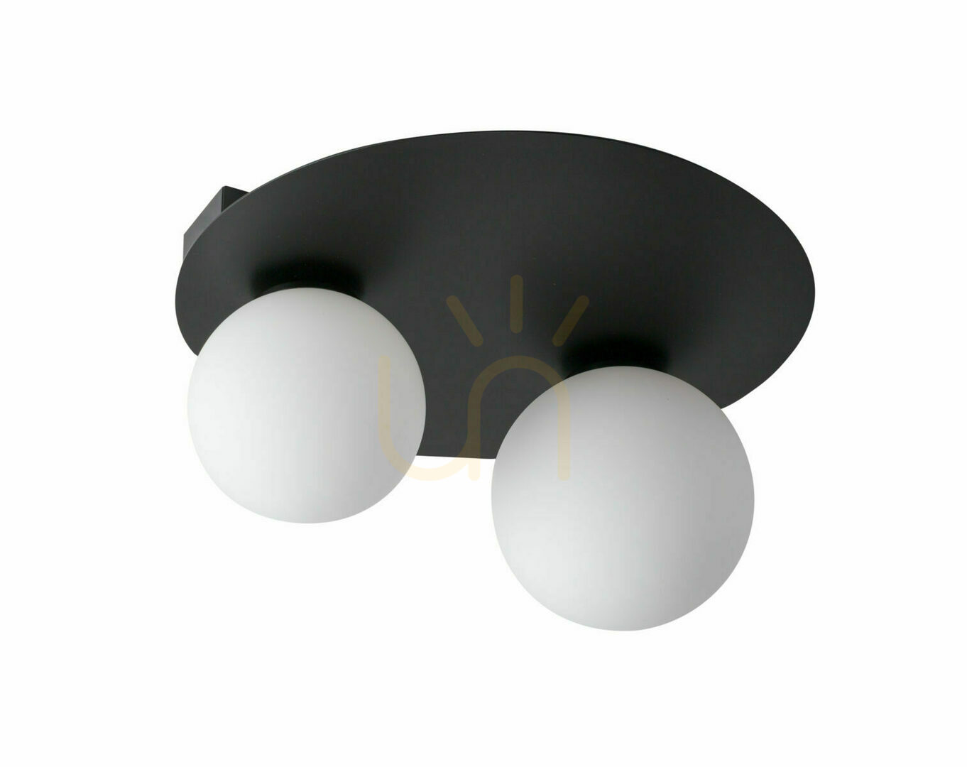 Plafon Sigma Argon 2 czarny 33 cm G9 LED 2-punktowy SKU 33267