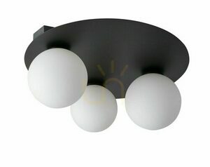 Plafon Sigma Argon 3 Koło czarny 40 cm 33270 small 0
