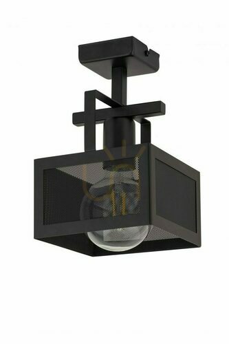 Check Ceiling light Sigma Albert 1 black steel 16 cm 32178