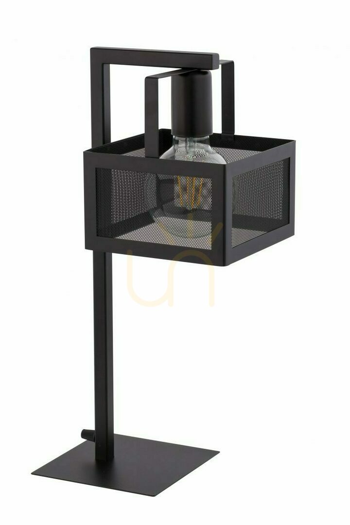 Table Lamp Sigma Albert Black Steel E27 45 cm 50241