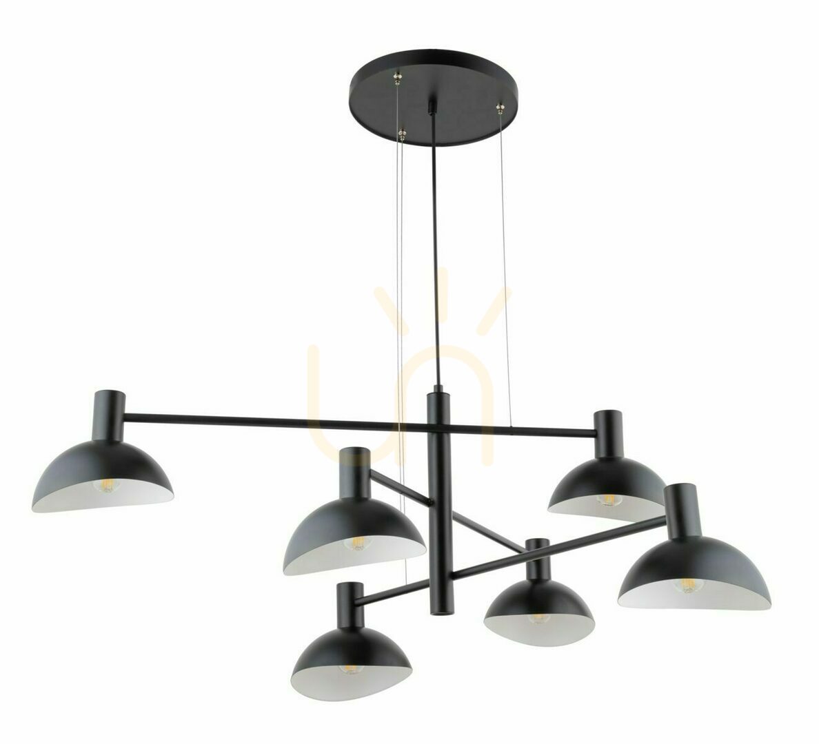 Pendant Light Sigma Artis 6 Black E14 40531