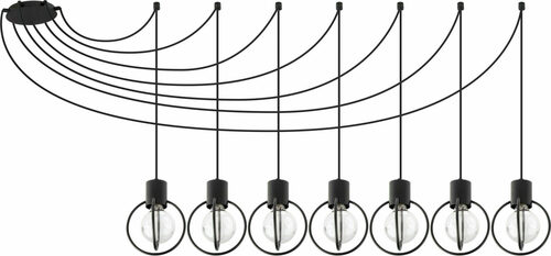 Check Sigma AURA Pendant Light Black 5-Light E27 SKU 31087