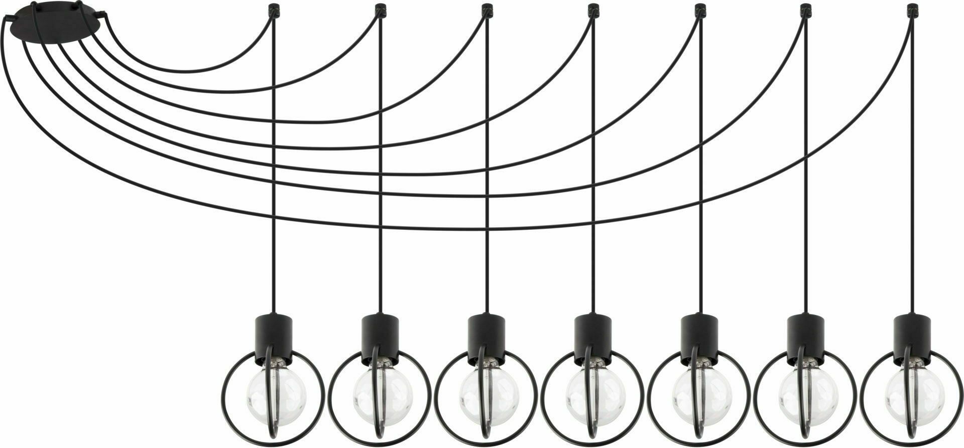 Sigma AURA Pendant Light Black 5-Light E27 SKU 31087