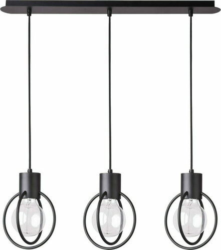 Check Sigma AURA Kolo 3 Black Pendant Lamp 31090