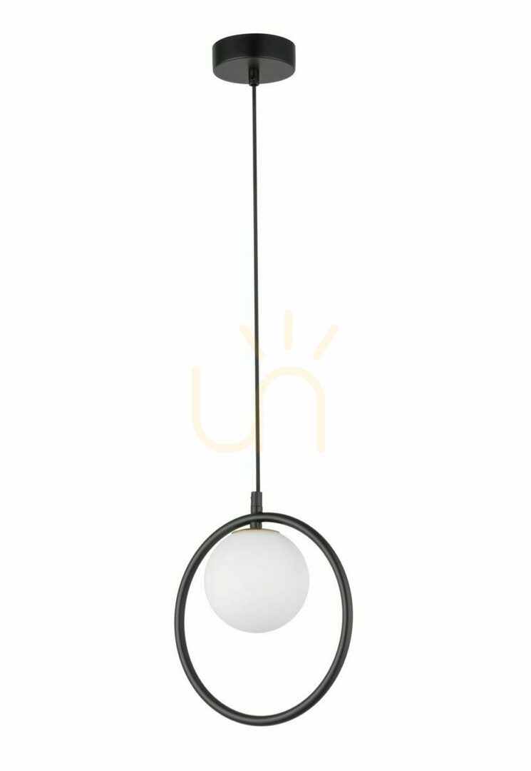 Pendelleuchte Sigma Aqua schwarz G9 Glas 33407