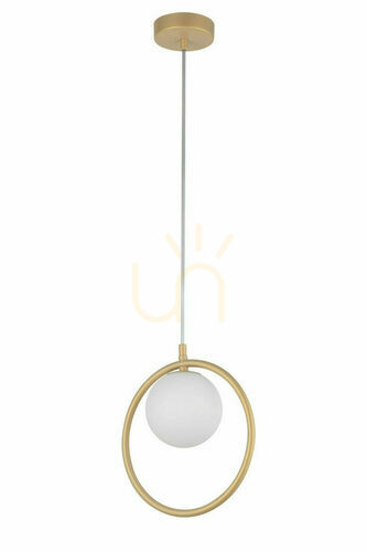 Check Sigma Aqua Pendant Light Gold Beige G9 12 cm 33409