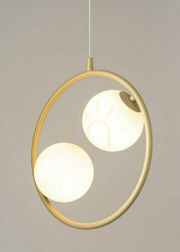 Check Sigma Aqua Pendant Light 2-Light Gold Beige G9 33412