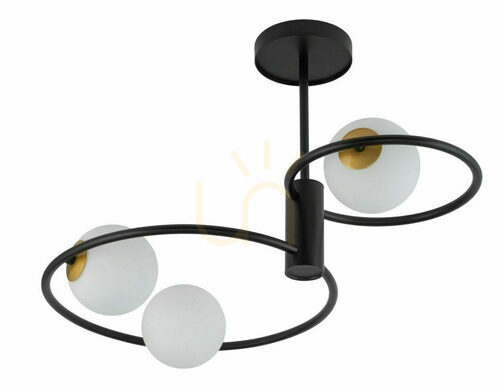 Check Plafon Sigma Aqua 3 Black G9 64 cm 33465