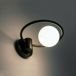 Wall lamp Sigma Aqua black G9 12W steel glass 33480 small 2