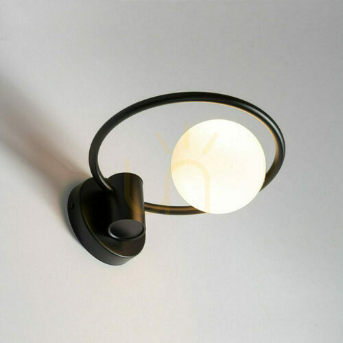 Check Wall lamp Sigma Aqua black G9 12W steel glass 33480