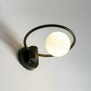 Wall lamp Sigma Aqua black G9 12W steel glass 33480 small 0